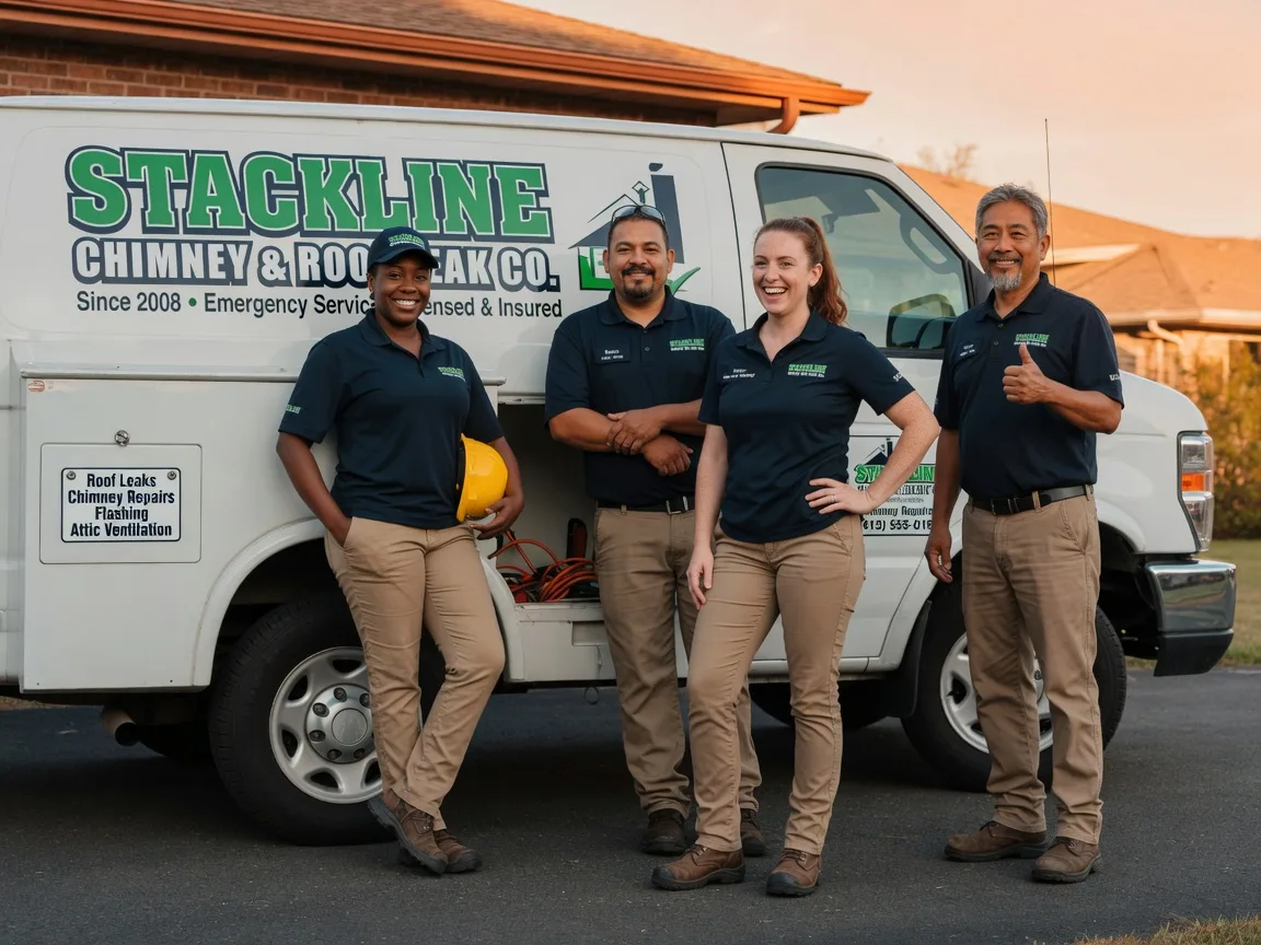 Chimney flashing repair company in Parsons, KS